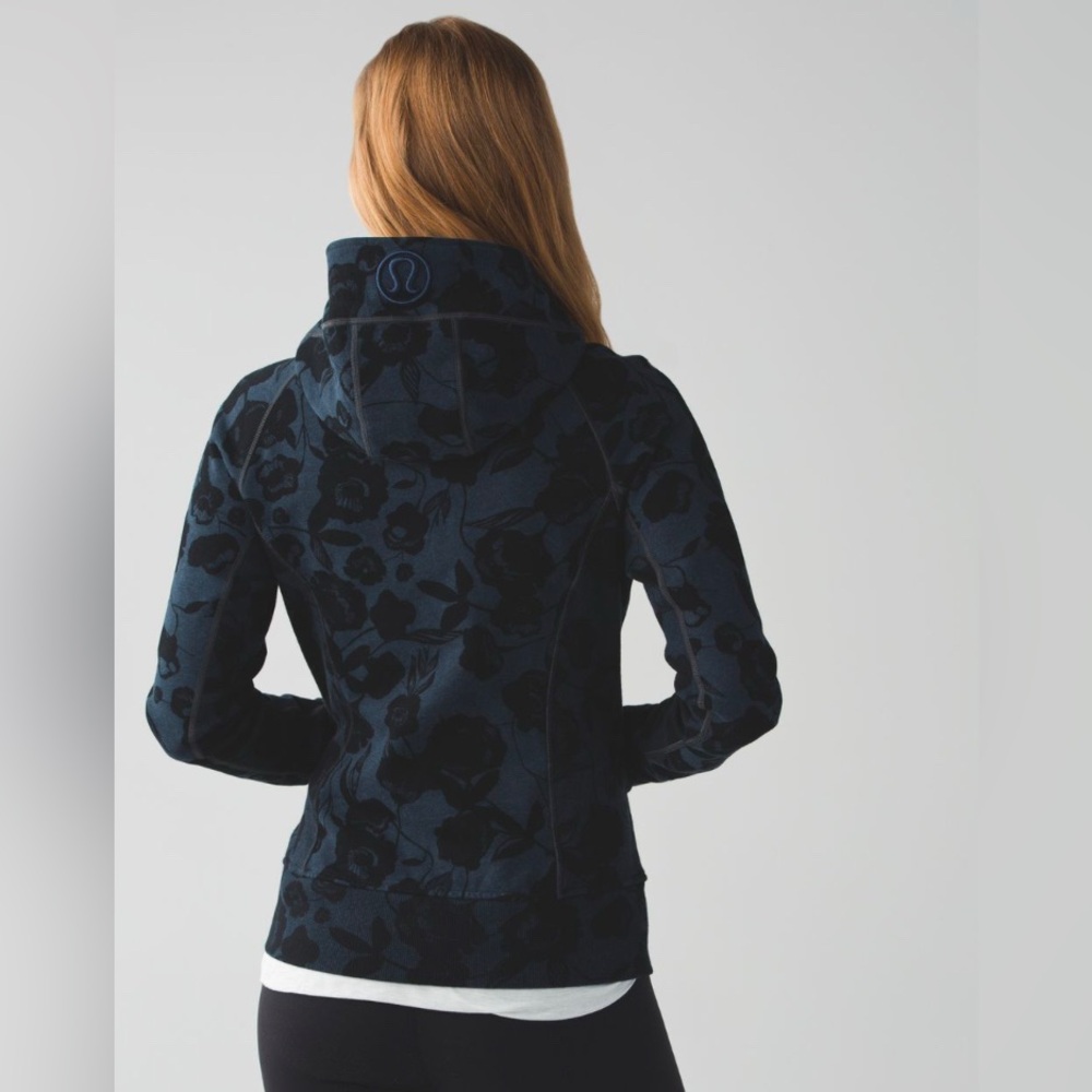 Lululemon Scuba Floral Hoodie Sz 4 NEW - Picture 3 of 7